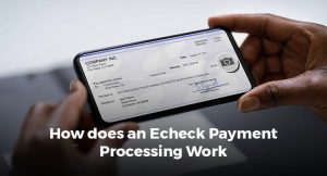 How does an Echeck Payment Processing Work